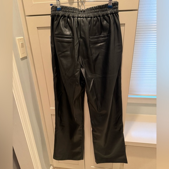 Aqua Faux Leather Pants - Picture 2 of 8